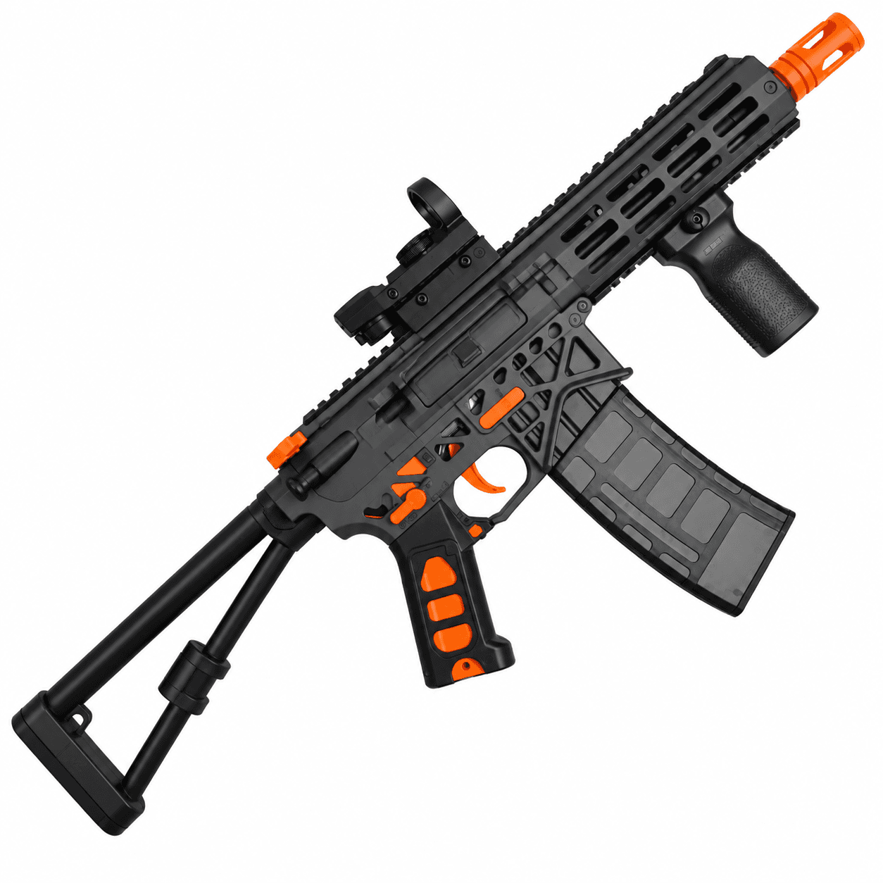 PDW Gel Blaster gris, vista droite