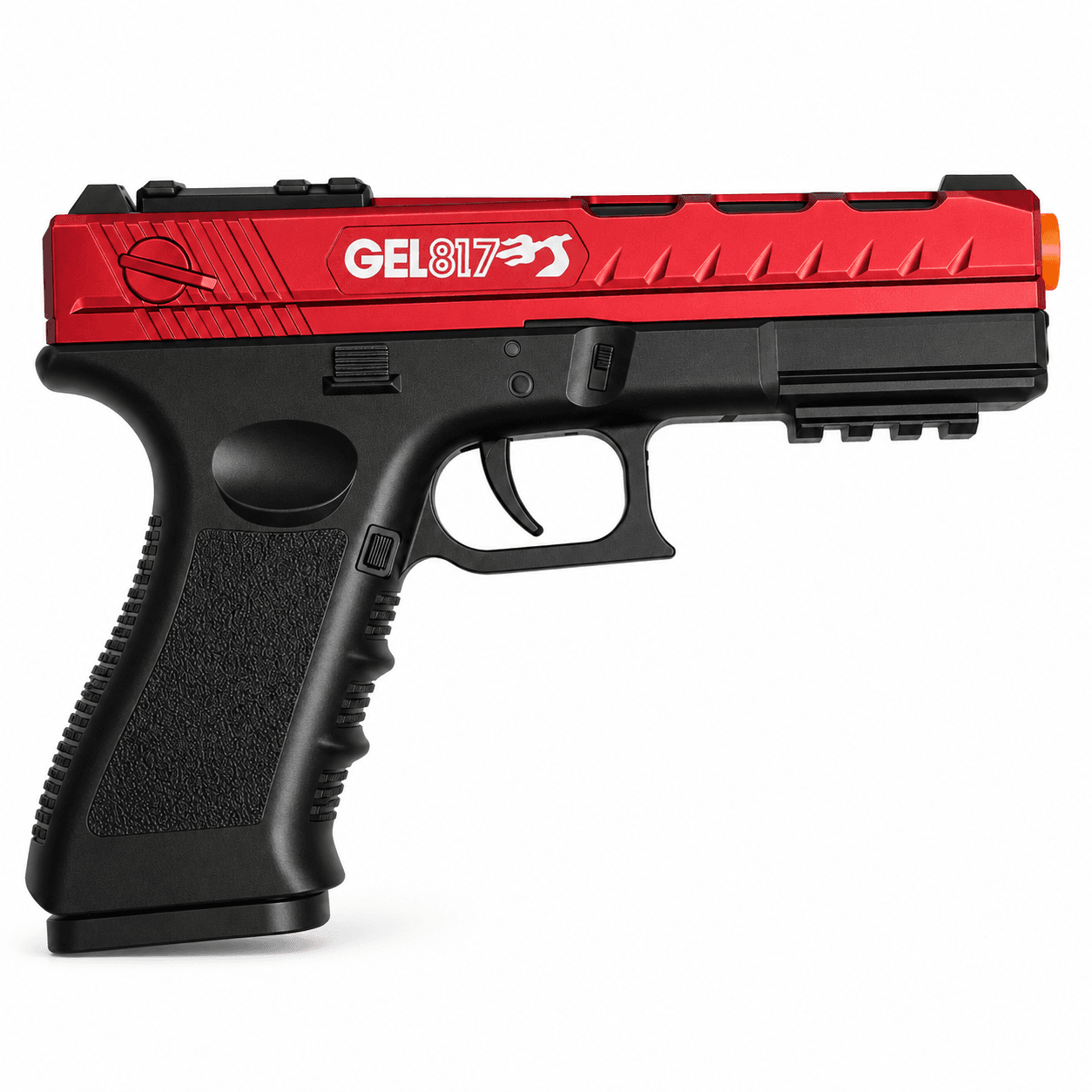 GLE817 Gel Blaster Rot und Schwarz, Ansicht rechts